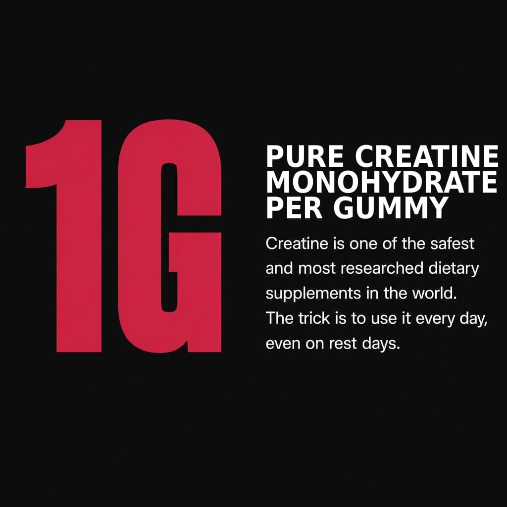 Creatine Gummies - Strength & Performance Formula slika 4